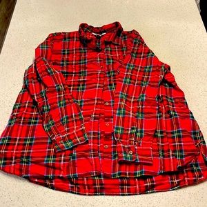 Old Navy Christmas color flannel/XXL